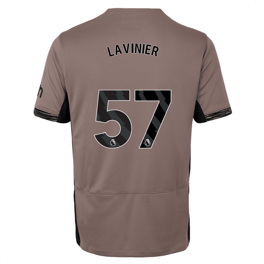 Niño Fútbol Camiseta Marcel Lavinier #57 Beige Obscuro Equipación Tercera 2023/24