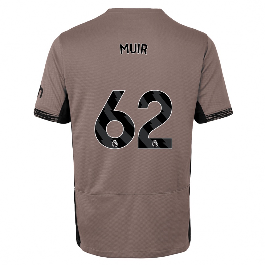 Niño Fútbol Camiseta Marqes Muir #62 Beige Obscuro Equipación Tercera 2023/24