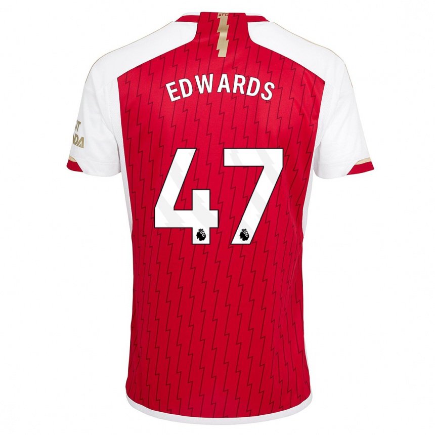 Hombre Fútbol Camiseta Khayon Edwards #47 Rojo 1ª Equipación 2023/24