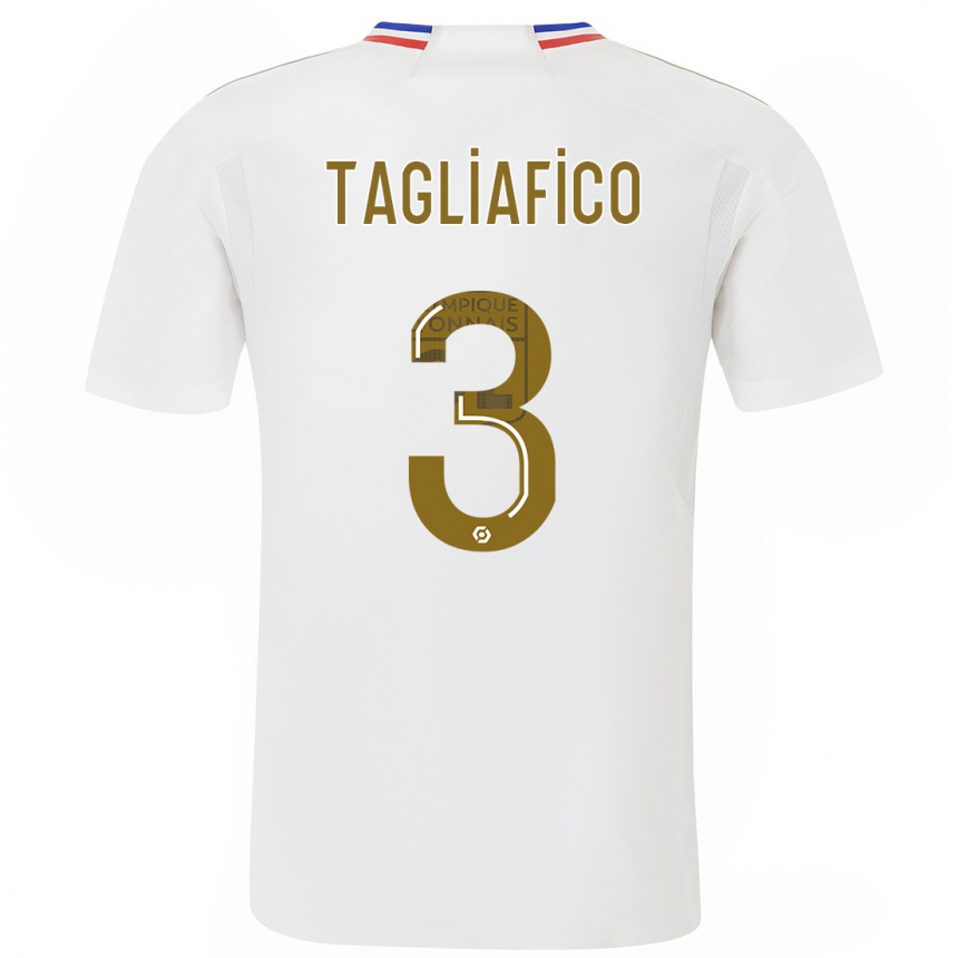 Hombre Fútbol Camiseta Nicolas Tagliafico #3 Blanco 1ª Equipación 2023/24