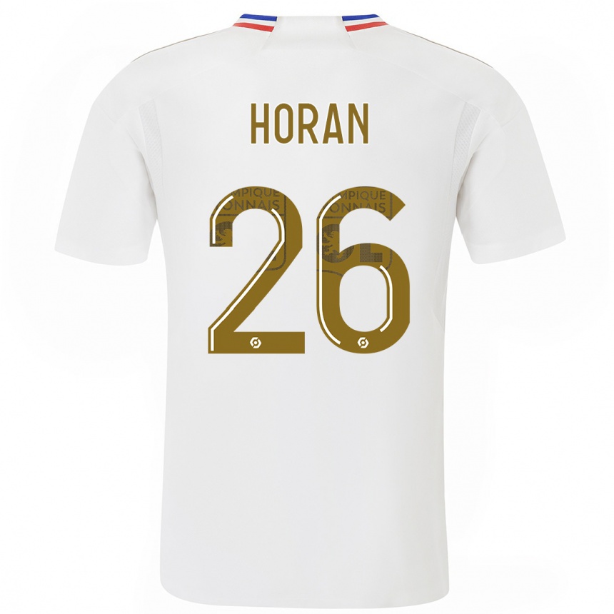 Hombre Fútbol Camiseta Lindsey Horan #26 Blanco 1ª Equipación 2023/24