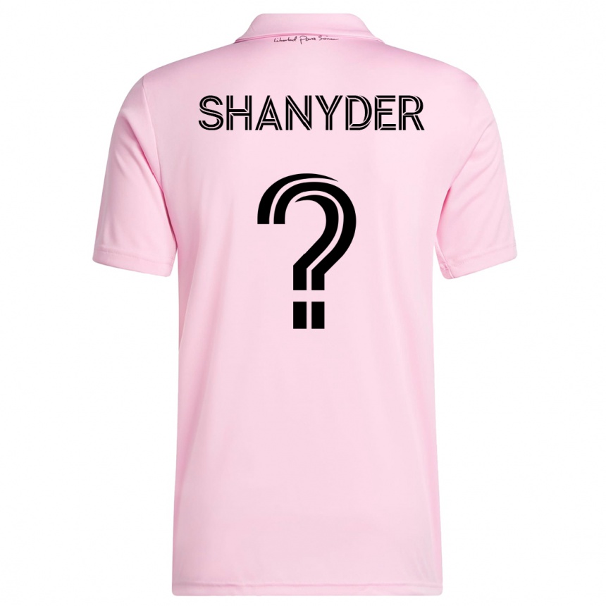 Hombre Fútbol Camiseta Shanyder Borgelin #0 Rosa 1ª Equipación 2023/24