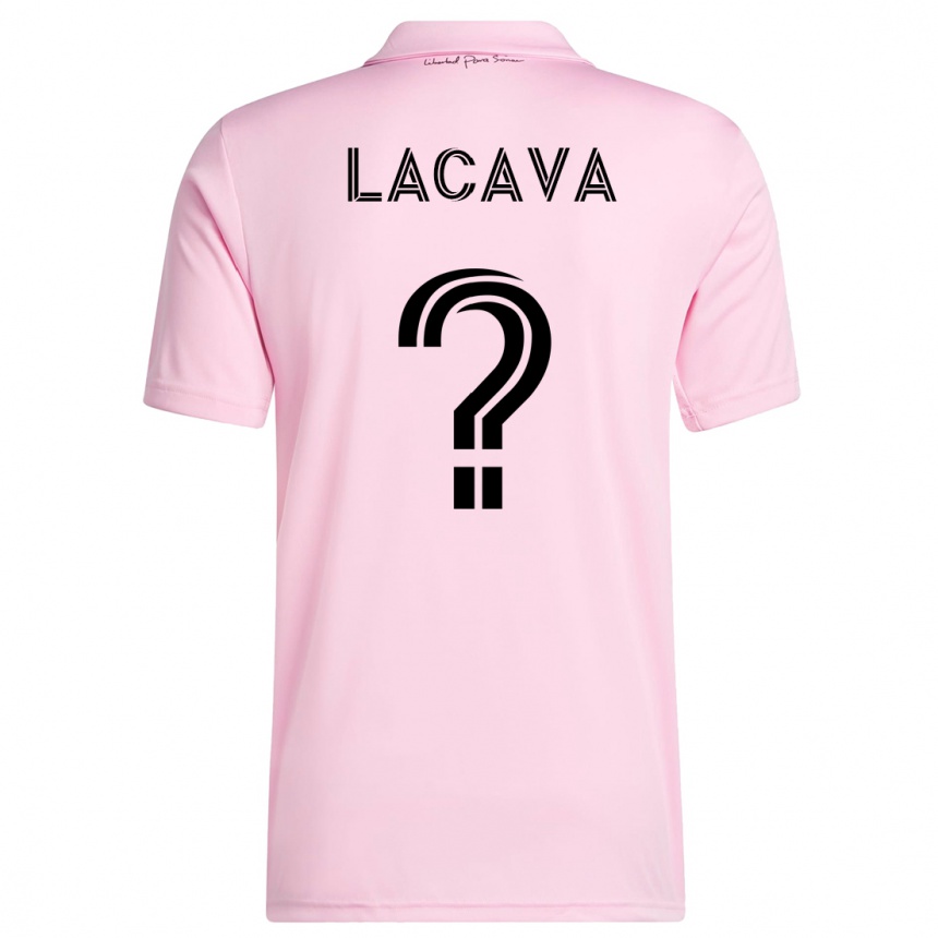 Hombre Fútbol Camiseta Jake Lacava #0 Rosa 1ª Equipación 2023/24