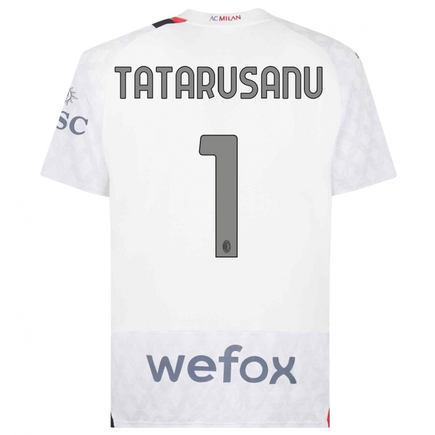 Hombre Fútbol Camiseta Ciprian Tatarusanu #1 Blanco 2ª Equipación 2023/24