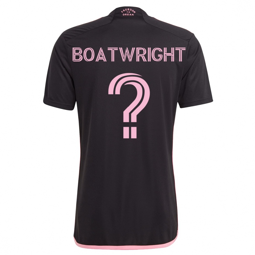 Hombre Fútbol Camiseta Israel Boatwright #0 Negro 2ª Equipación 2023/24