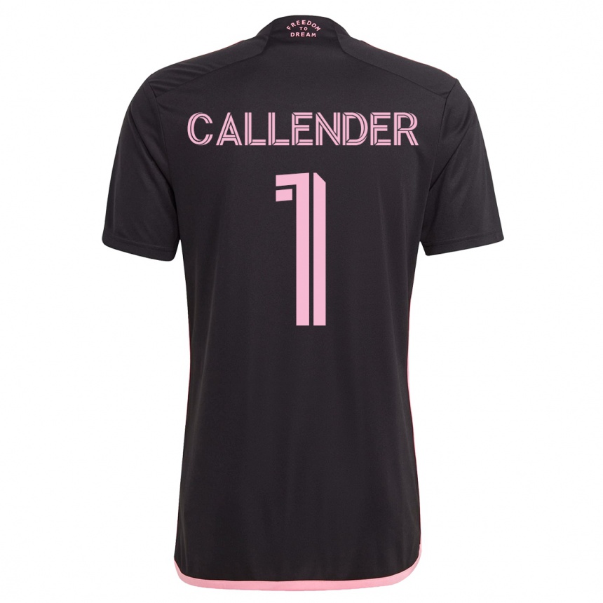 Hombre Fútbol Camiseta Drake Callender #1 Negro 2ª Equipación 2023/24