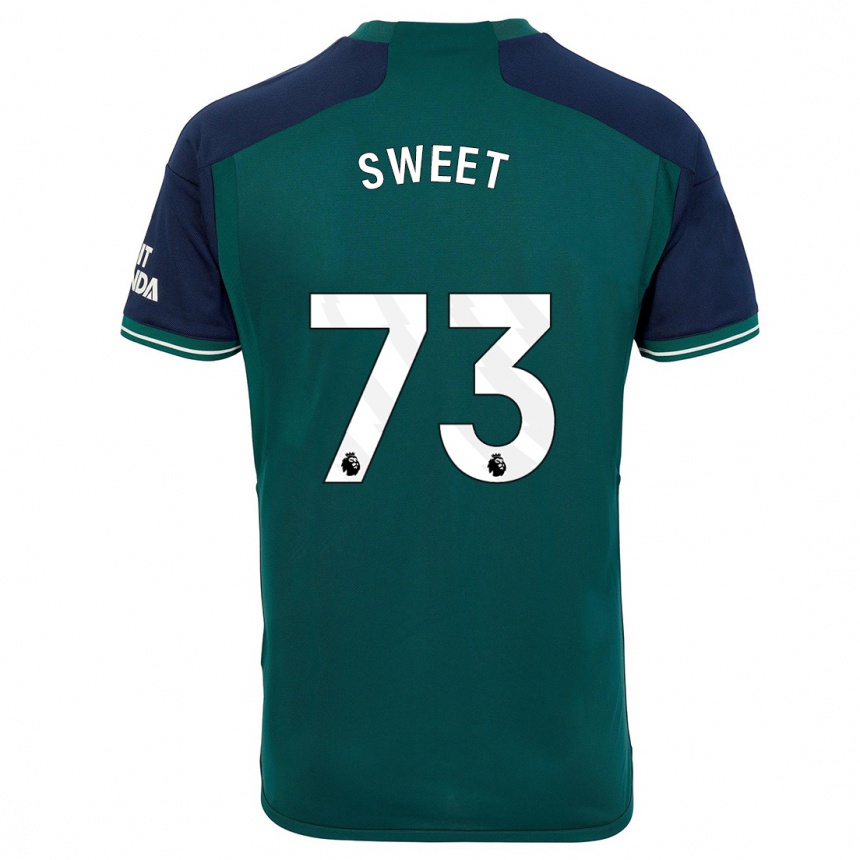 Hombre Fútbol Camiseta James Sweet #73 Verde Equipación Tercera 2023/24