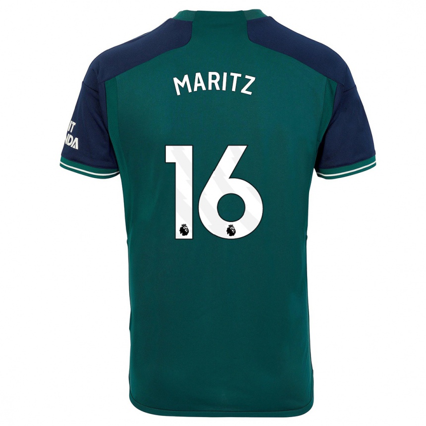 Hombre Fútbol Camiseta Noelle Maritz #16 Verde Equipación Tercera 2023/24