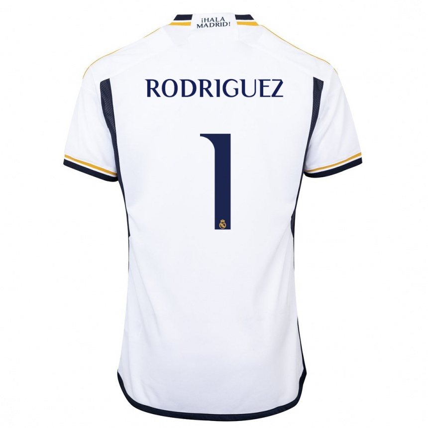 Mujer Fútbol Camiseta Misa Rodriguez #1 Blanco 1ª Equipación 2023/24