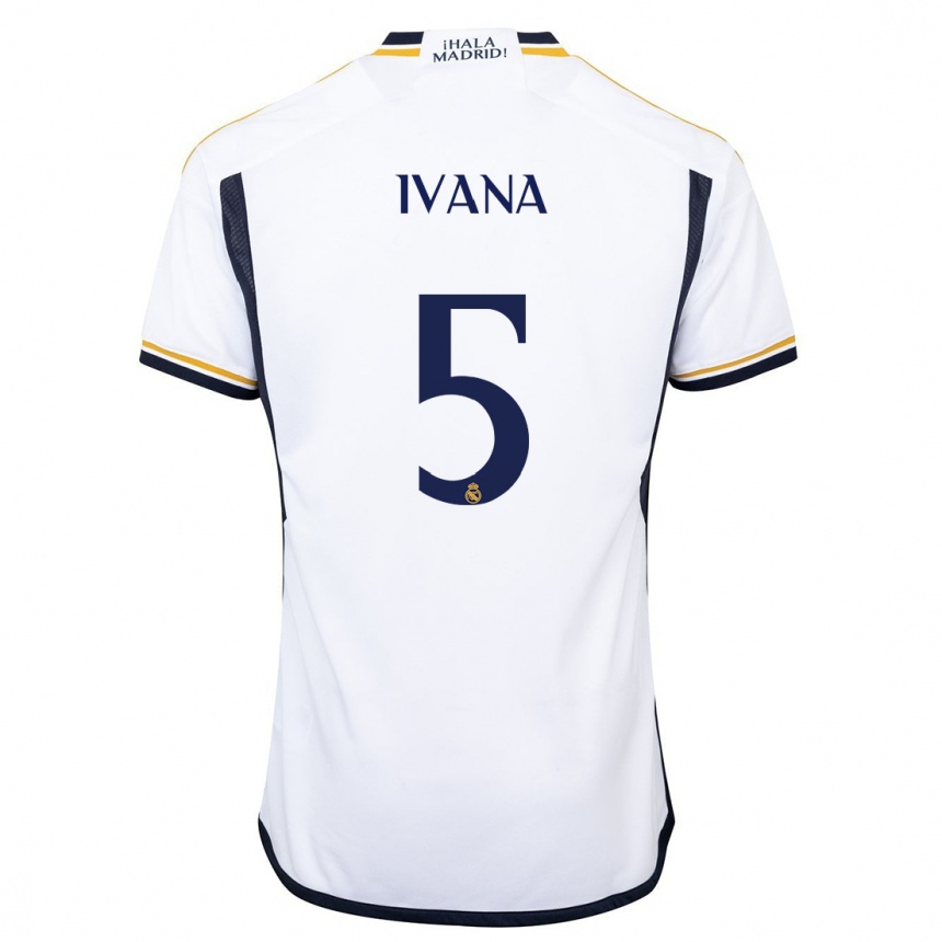 Mujer Fútbol Camiseta Ivana Andres #5 Blanco 1ª Equipación 2023/24