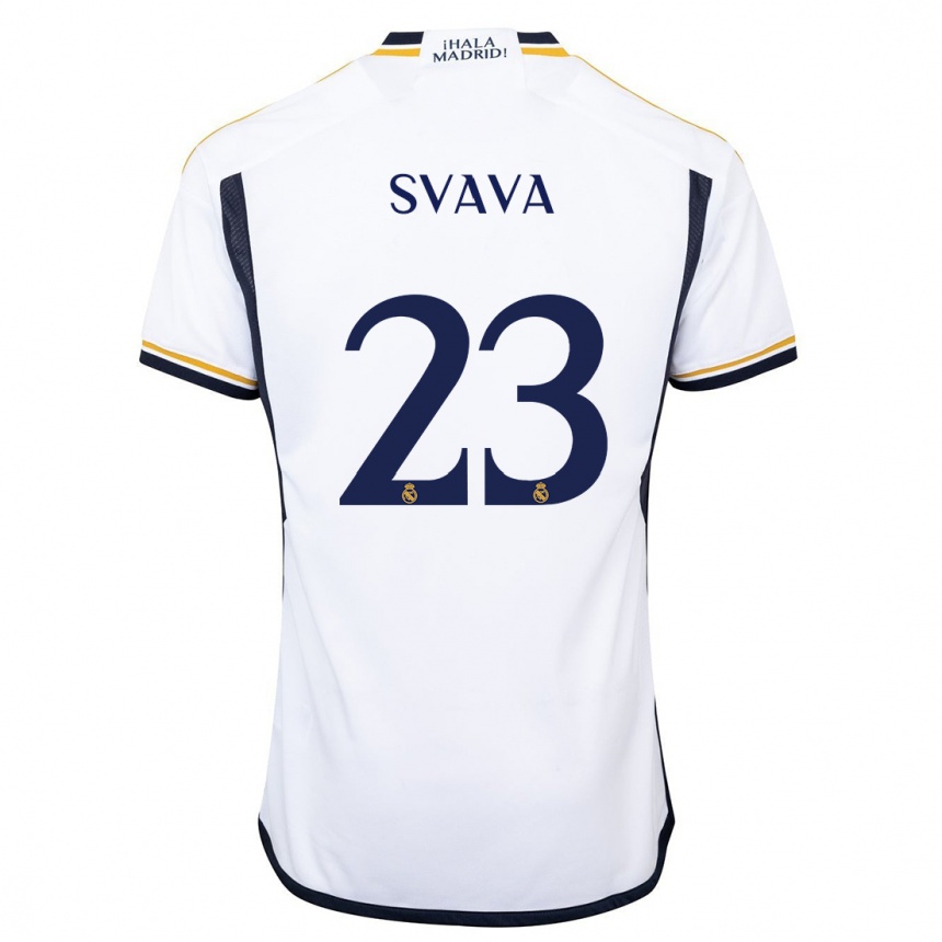 Mujer Fútbol Camiseta Sofie Svava #23 Blanco 1ª Equipación 2023/24