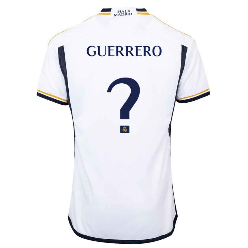 Mujer Fútbol Camiseta Julen Guerrero #0 Blanco 1ª Equipación 2023/24