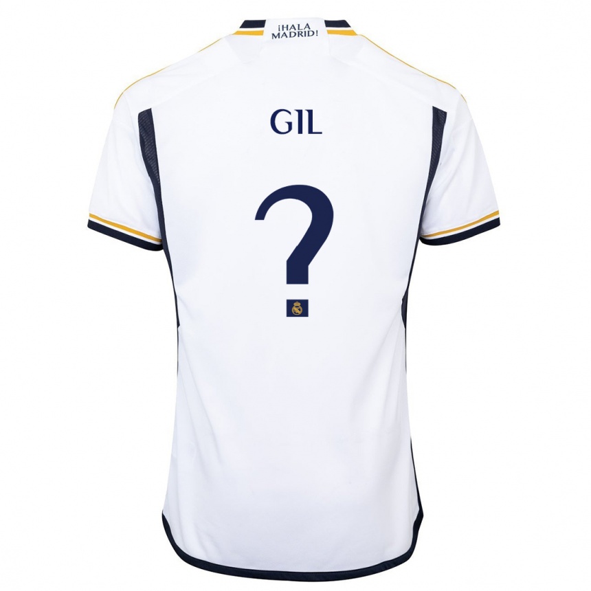 Mujer Fútbol Camiseta Iker Gil #0 Blanco 1ª Equipación 2023/24