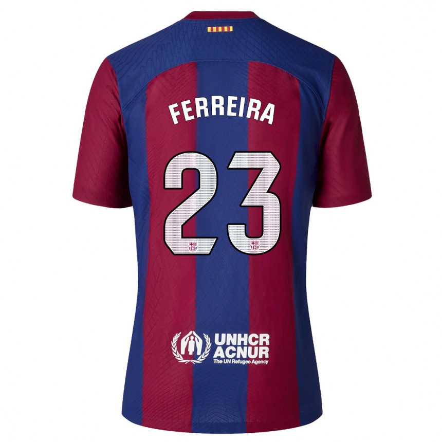 Mujer Fútbol Camiseta Geyse Ferreira #23 Rojo Azul 1ª Equipación 2023/24