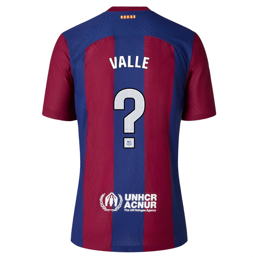 Mujer Fútbol Camiseta Alex Valle #0 Rojo Azul 1ª Equipación 2023/24