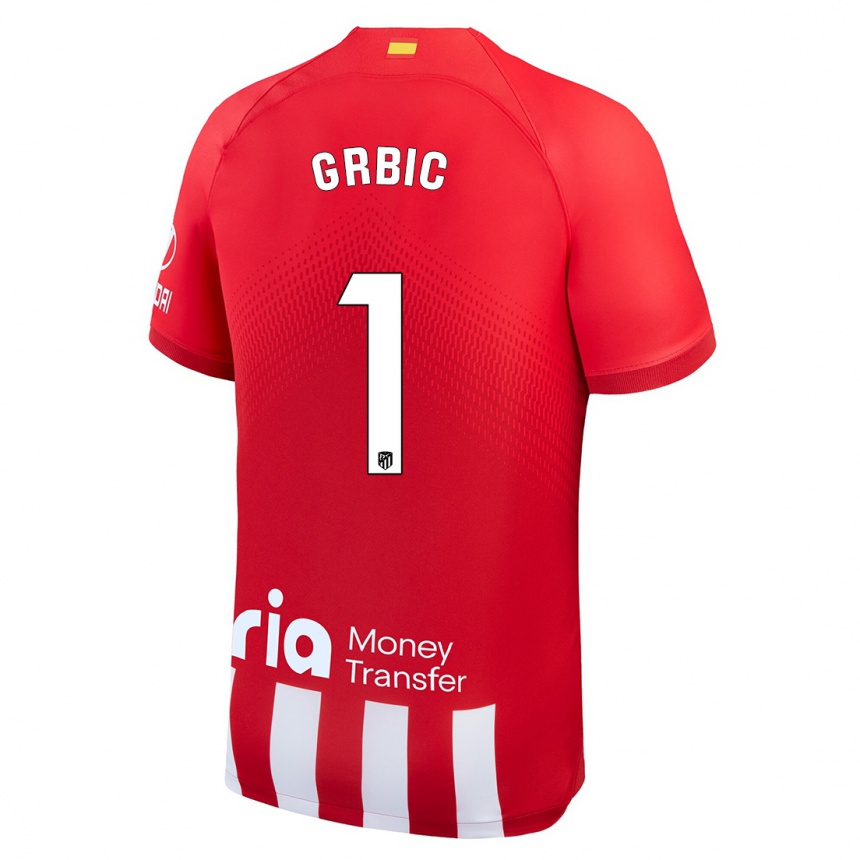 Mujer Fútbol Camiseta Ivo Grbic #1 Rojo Blanco 1ª Equipación 2023/24