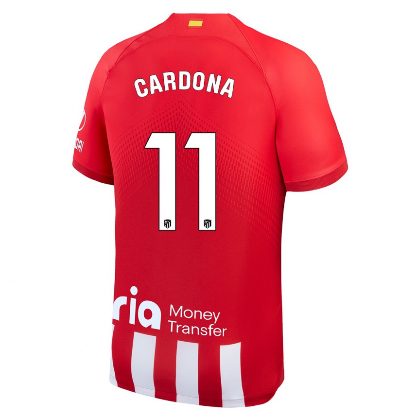 Mujer Fútbol Camiseta Marta Cardona #11 Rojo Blanco 1ª Equipación 2023/24
