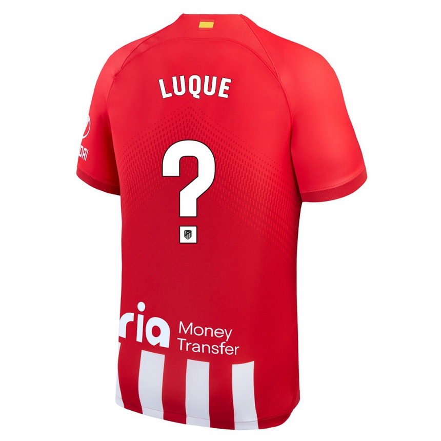 Mujer Fútbol Camiseta Adrian Luque #0 Rojo Blanco 1ª Equipación 2023/24