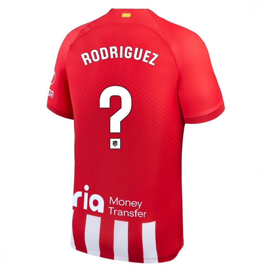 Mujer Fútbol Camiseta Adrian Rodriguez #0 Rojo Blanco 1ª Equipación 2023/24
