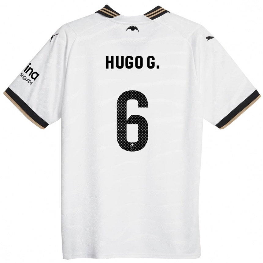 Mujer Fútbol Camiseta Hugo Guillamon #6 Blanco 1ª Equipación 2023/24