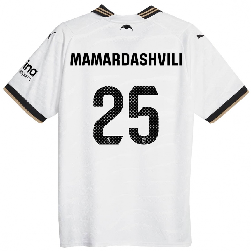 Mujer Fútbol Camiseta Giorgi Mamardashvili #25 Blanco 1ª Equipación 2023/24