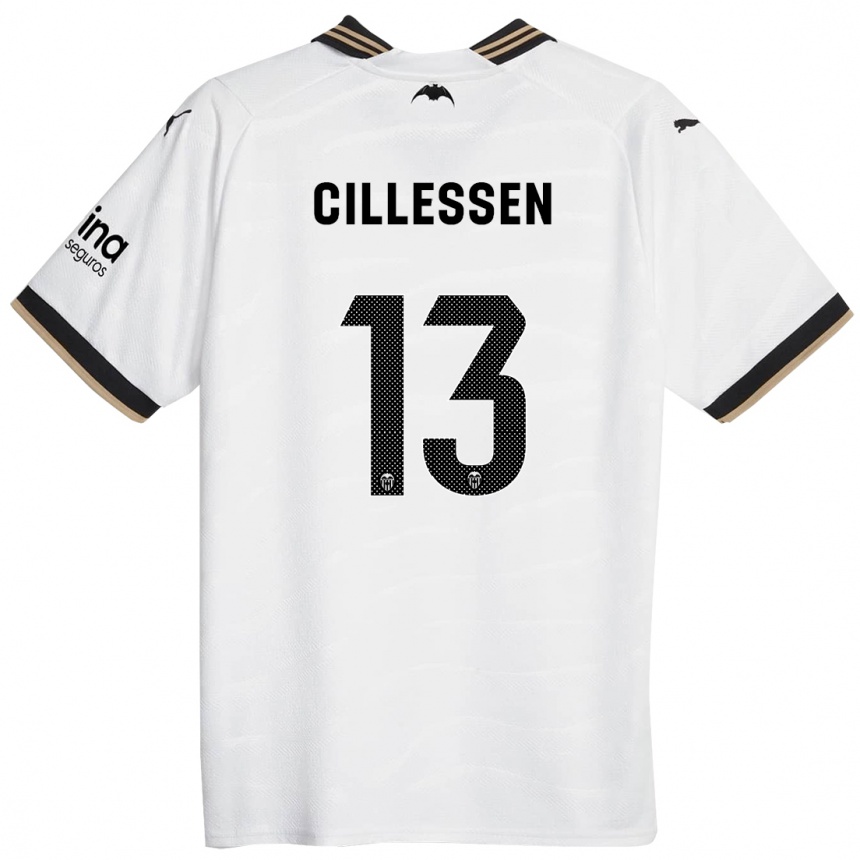 Mujer Fútbol Camiseta Jasper Cillessen #13 Blanco 1ª Equipación 2023/24
