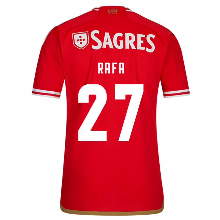 Mujer Fútbol Camiseta Rafa Silva #27 Rojo 1ª Equipación 2023/24