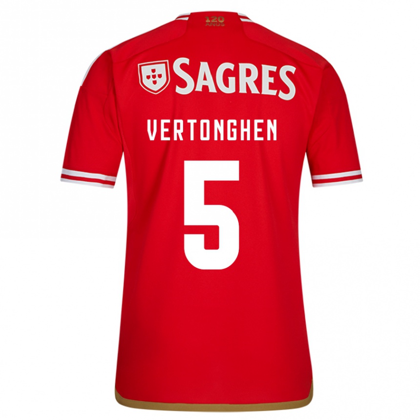 Mujer Fútbol Camiseta Jan Vertonghen #5 Rojo 1ª Equipación 2023/24