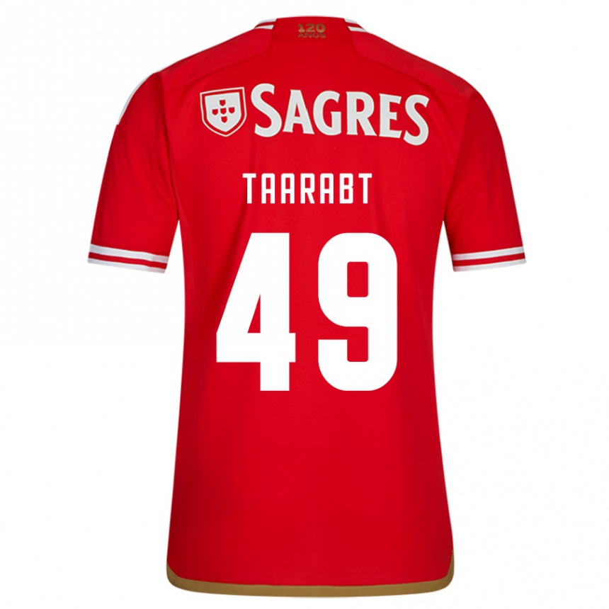 Mujer Fútbol Camiseta Adel Taarabt #49 Rojo 1ª Equipación 2023/24