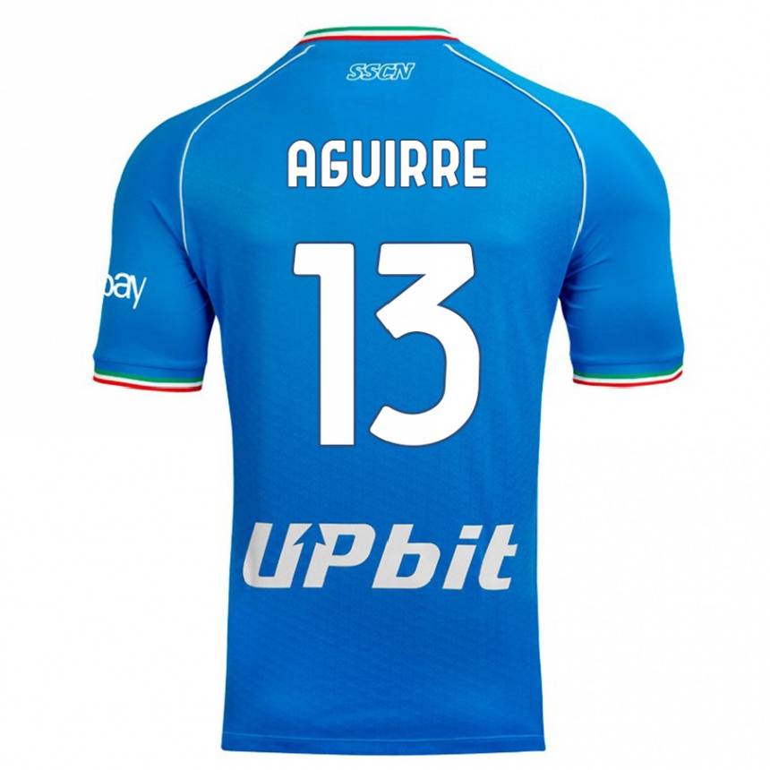 Mujer Fútbol Camiseta Yolanda Aguirre #13 Cielo Azul 1ª Equipación 2023/24
