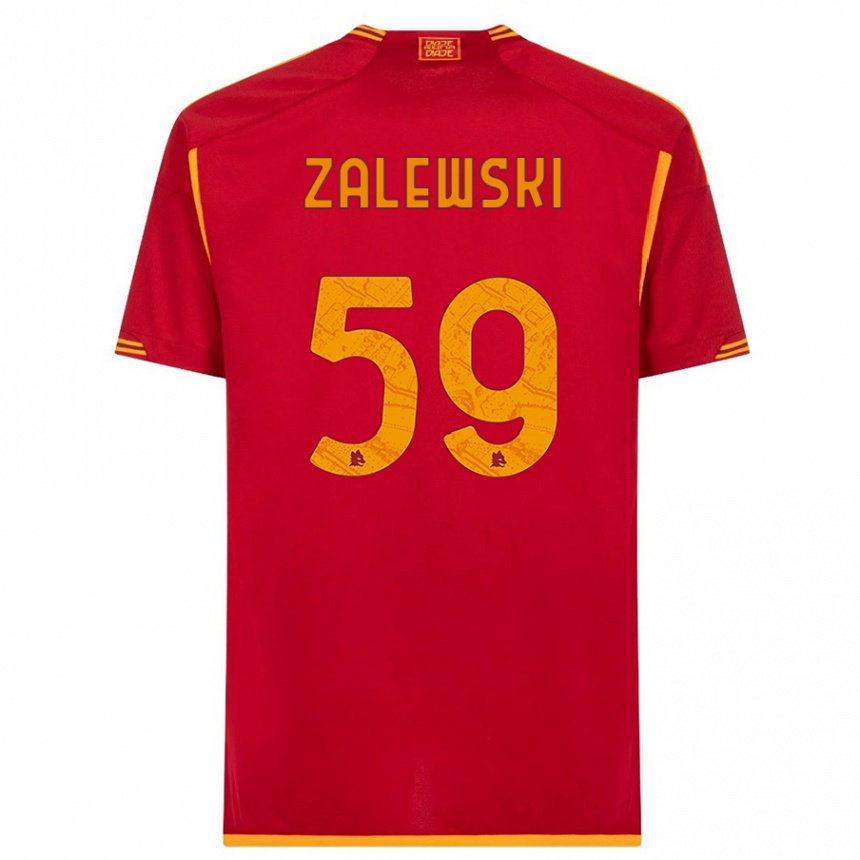 Mujer Fútbol Camiseta Nicola Zalewski #59 Rojo 1ª Equipación 2023/24