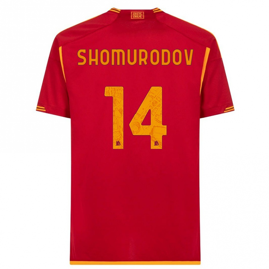 Mujer Fútbol Camiseta Eldor Shomurodov #14 Rojo 1ª Equipación 2023/24