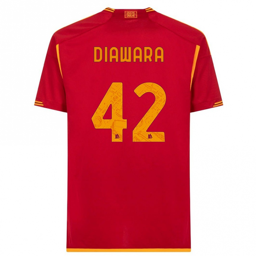 Mujer Fútbol Camiseta Amadou Diawara #42 Rojo 1ª Equipación 2023/24