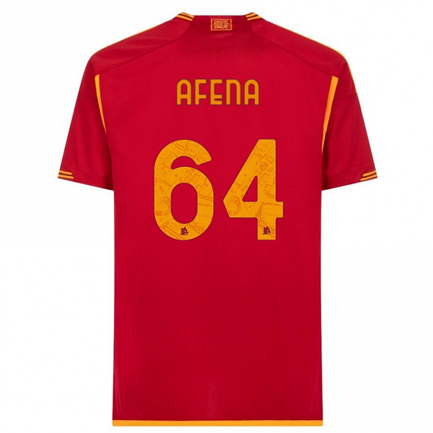 Mujer Fútbol Camiseta Felix Afena-Gyan #64 Rojo 1ª Equipación 2023/24