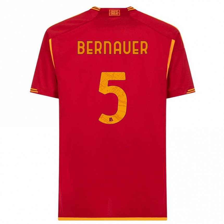 Mujer Fútbol Camiseta Vanessa Bernauer #5 Rojo 1ª Equipación 2023/24