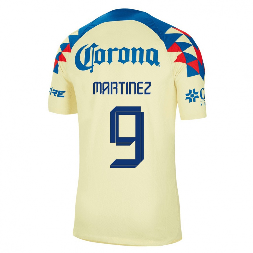 Mujer Fútbol Camiseta Roger Martinez #9 Amarillo 1ª Equipación 2023/24