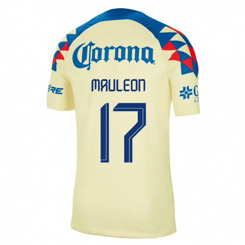 Mujer Fútbol Camiseta Natalia Mauleon #17 Amarillo 1ª Equipación 2023/24