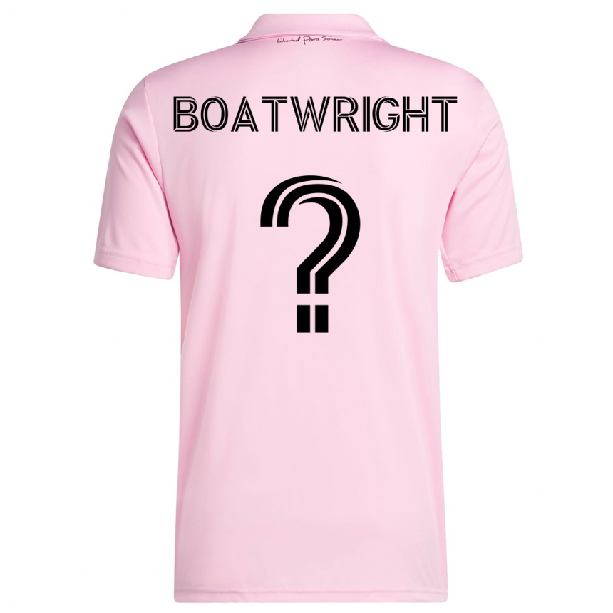Mujer Fútbol Camiseta Israel Boatwright #0 Rosa 1ª Equipación 2023/24