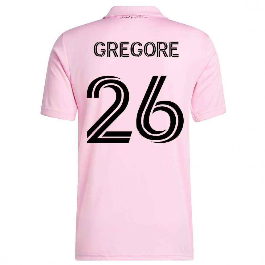 Mujer Fútbol Camiseta Gregore #26 Rosa 1ª Equipación 2023/24