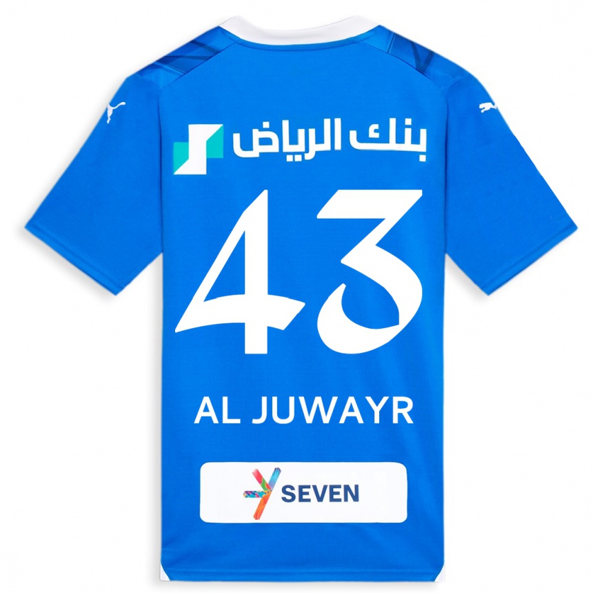 Mujer Fútbol Camiseta Musab Al-Juwayr #43 Azul 1ª Equipación 2023/24