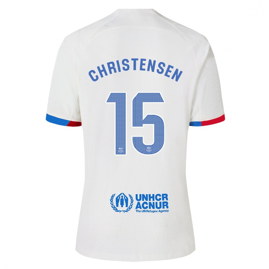 Mujer Fútbol Camiseta Andreas Christensen #15 Blanco 2ª Equipación 2023/24