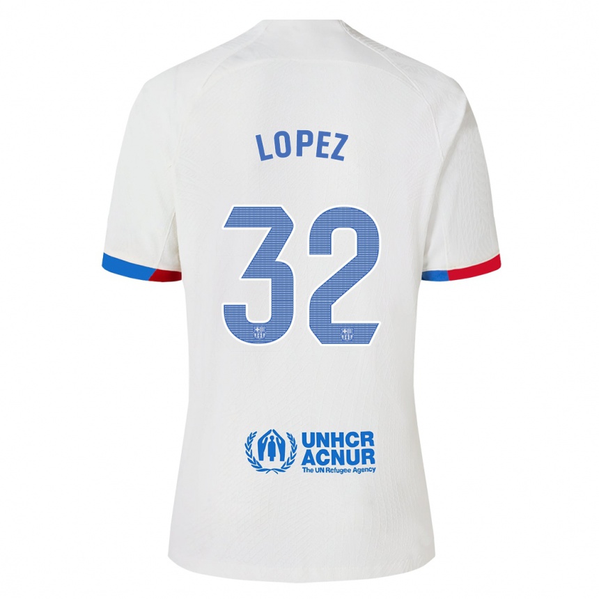 Mujer Fútbol Camiseta Fermin Lopez #32 Blanco 2ª Equipación 2023/24