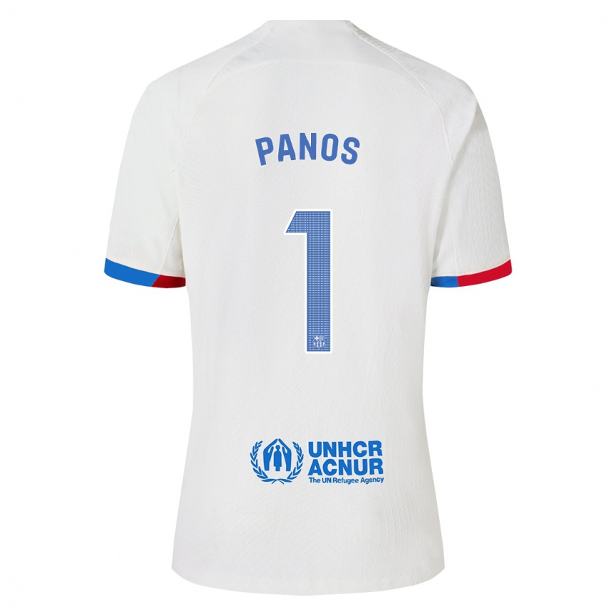 Mujer Fútbol Camiseta Sandra Panos #1 Blanco 2ª Equipación 2023/24