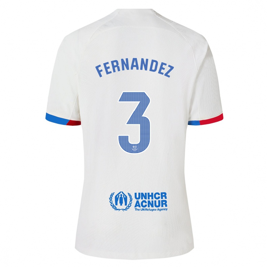 Mujer Fútbol Camiseta Jana Fernandez #3 Blanco 2ª Equipación 2023/24