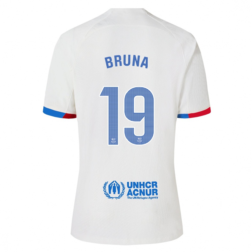 Mujer Fútbol Camiseta Bruna Vilamala #19 Blanco 2ª Equipación 2023/24