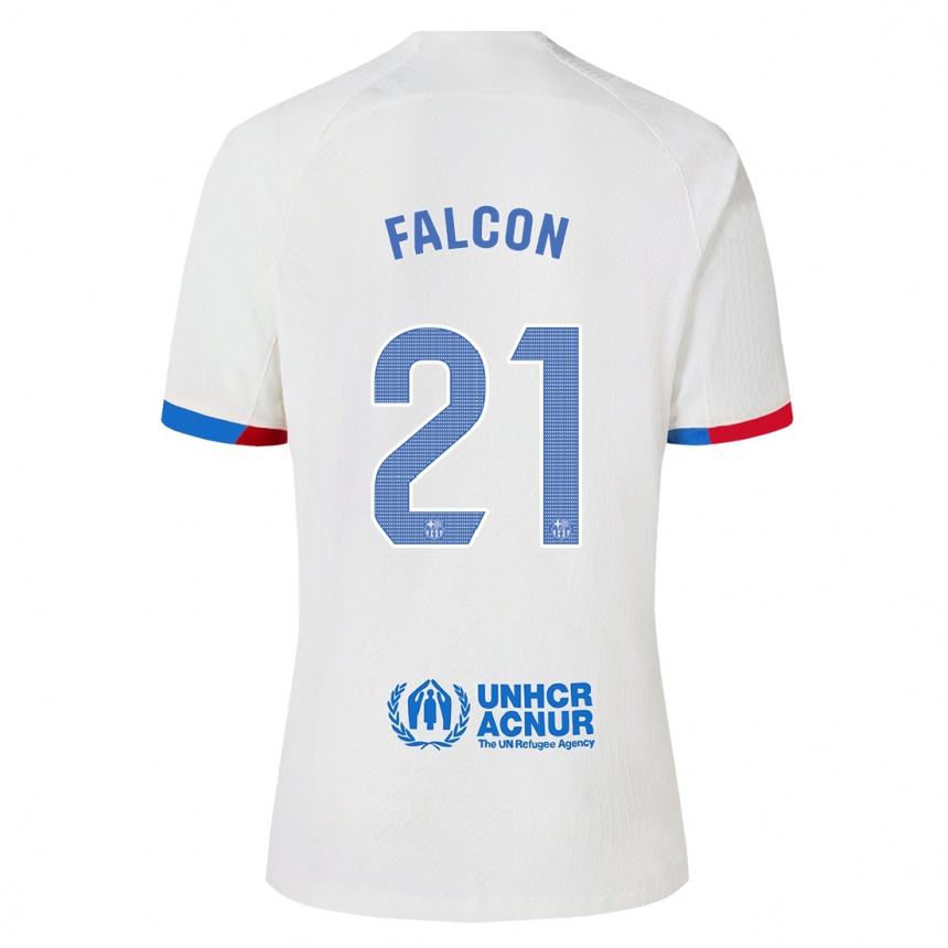Mujer Fútbol Camiseta Andrea Falcon #21 Blanco 2ª Equipación 2023/24