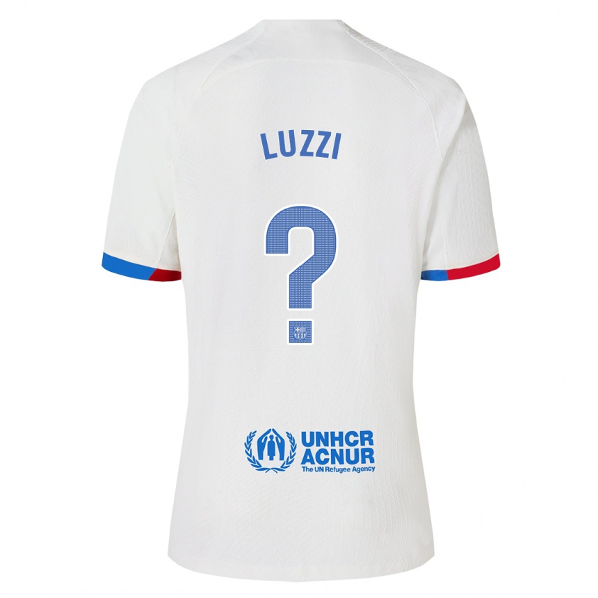 Mujer Fútbol Camiseta Fabian Luzzi #0 Blanco 2ª Equipación 2023/24
