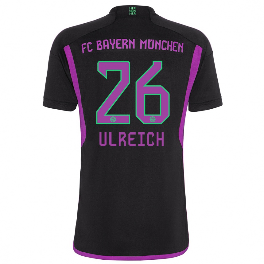 Mujer Fútbol Camiseta Sven Ulreich #26 Negro 2ª Equipación 2023/24