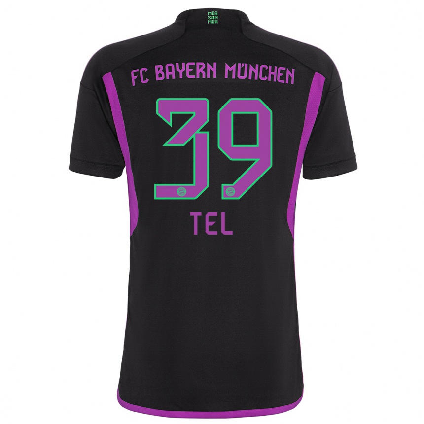 Mujer Fútbol Camiseta Mathys Tel #39 Negro 2ª Equipación 2023/24