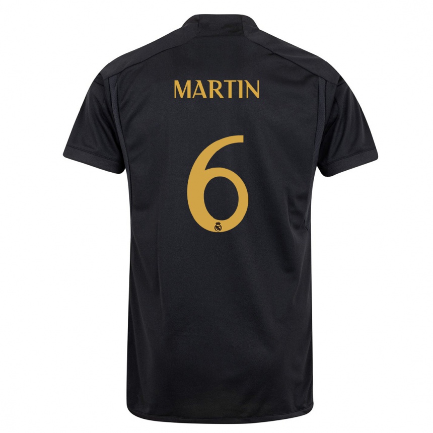 Mujer Fútbol Camiseta Mario Martin #6 Negro Equipación Tercera 2023/24